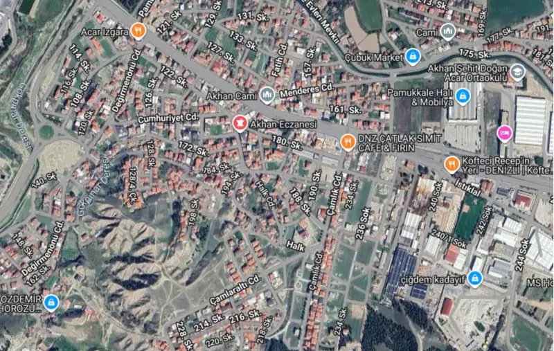 Denizli, Pamukkale, Satılık, Arsa — fotoğraf 1