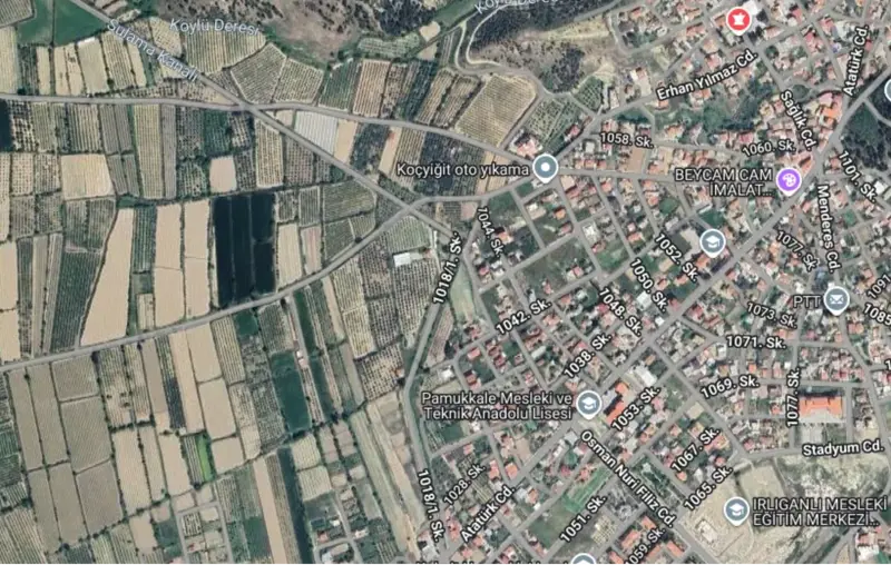 Denizli, Pamukkale, Satılık, Arsa — fotoğraf 1