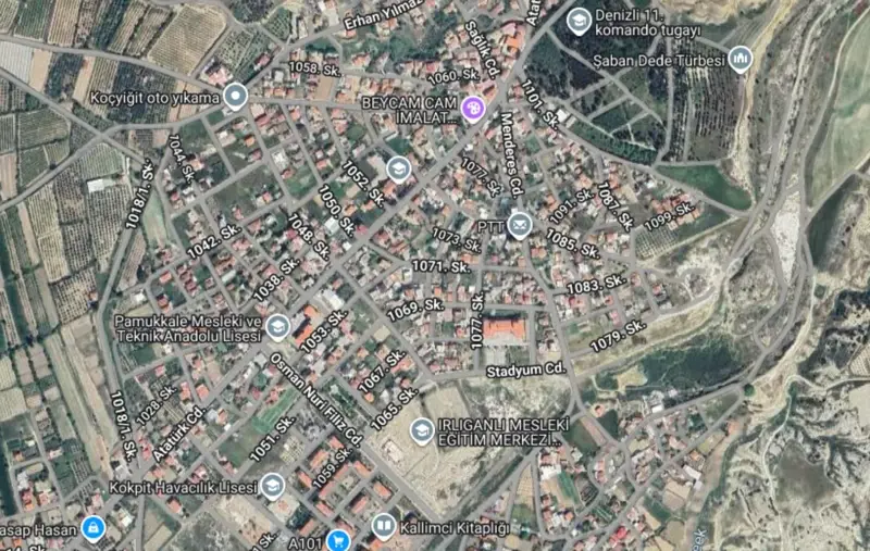 Denizli, Pamukkale, Satılık, Arsa — fotoğraf 1