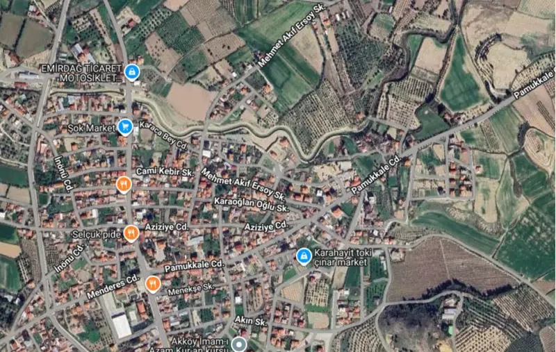 Denizli, Pamukkale, Satılık, Arsa — fotoğraf 1