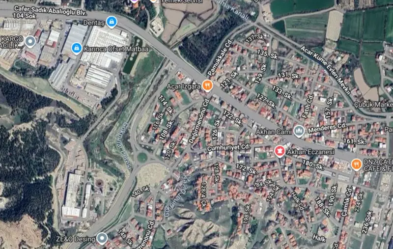 Denizli, Pamukkale, Satılık, Arsa — fotoğraf 1