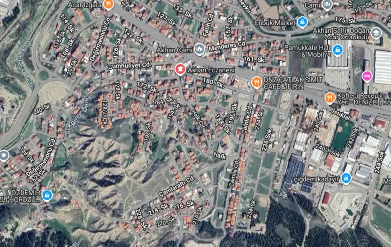 Denizli, Pamukkale, Satılık, Arsa — fotoğraf 1
