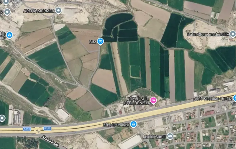 Denizli, Honaz, Satılık, Arsa — fotoğraf 1