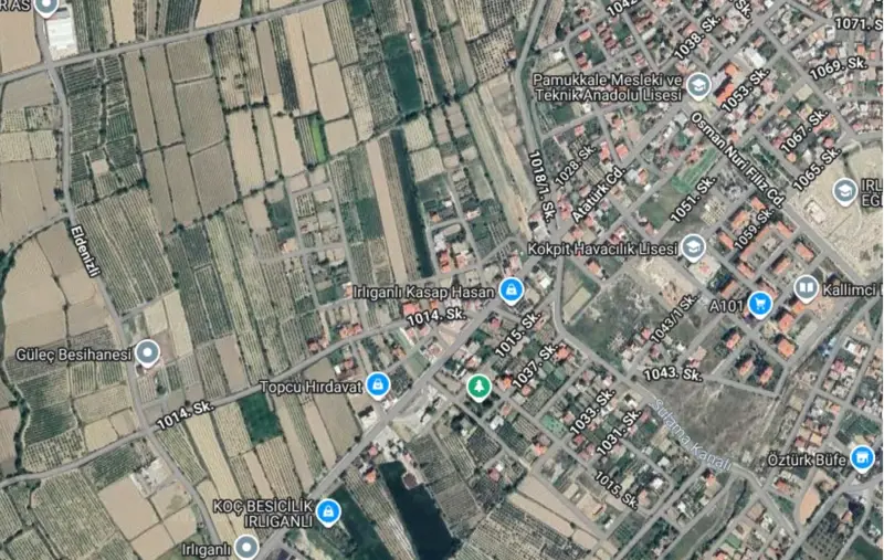 Denizli, Pamukkale, Satılık, Arsa — fotoğraf 1