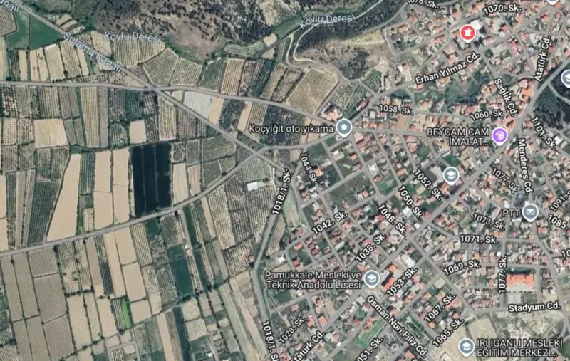 Denizli, Pamukkale, Satılık, Arsa — fotoğraf 1
