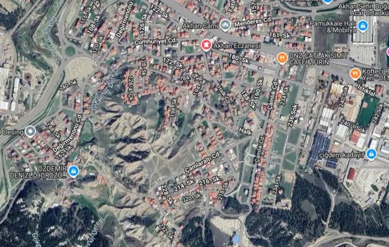 Denizli, Pamukkale, Satılık, Arsa — fotoğraf 1
