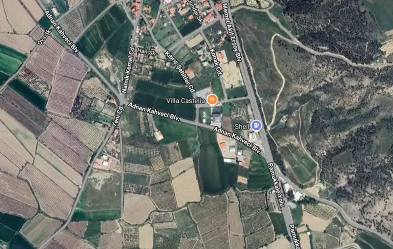 Denizli, Pamukkale, Satılık, Arsa — fotoğraf 1