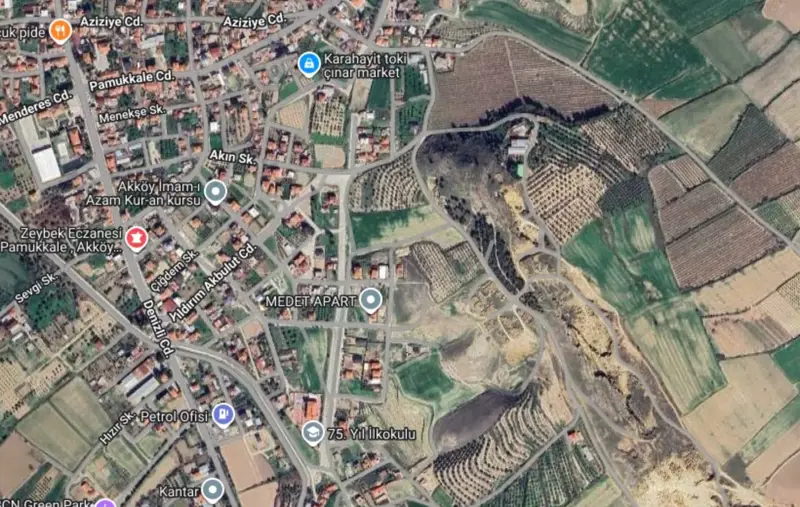 Denizli, Pamukkale, Satılık, Arsa — fotoğraf 1