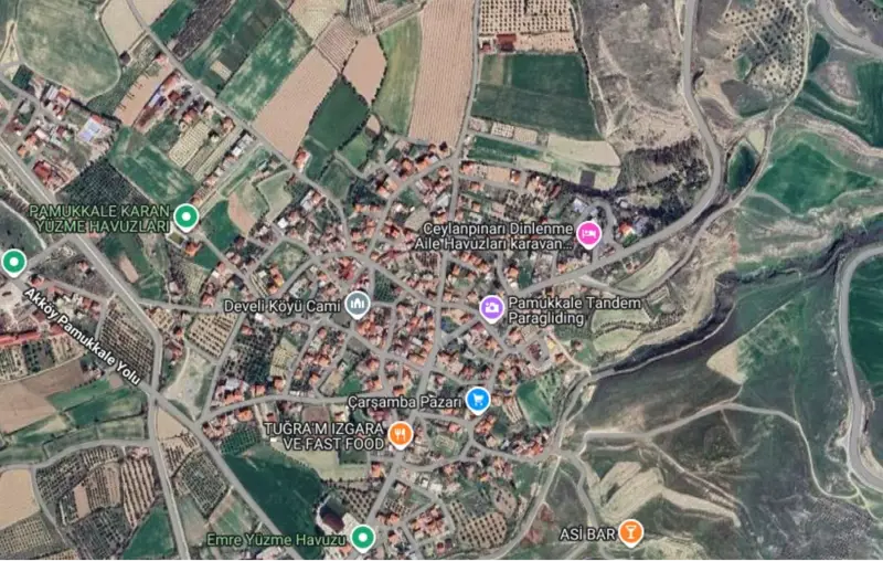 Denizli, Pamukkale, Satılık, Arsa — fotoğraf 1