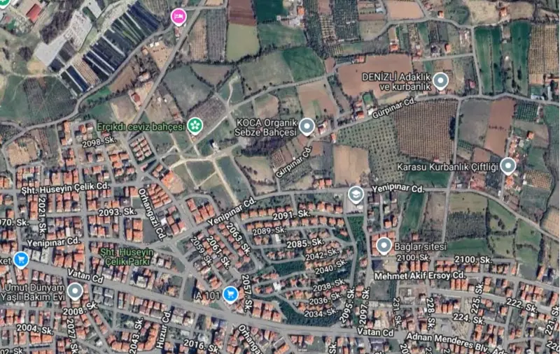 Denizli, Pamukkale, Satılık, Arsa — fotoğraf 1
