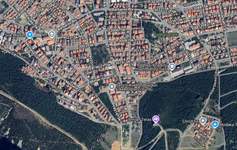 Denizli, Pamukkale, Satılık, Arsa — fotoğraf 1