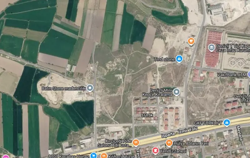 Denizli, Honaz, Satılık, Arsa — fotoğraf 1