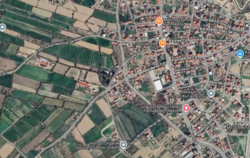 Denizli, Pamukkale, Satılık, Arsa — fotoğraf 1