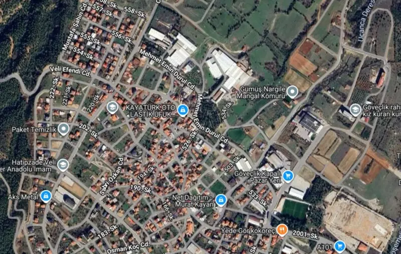 Denizli, Göveçlik, Arsa — fotoğraf 1