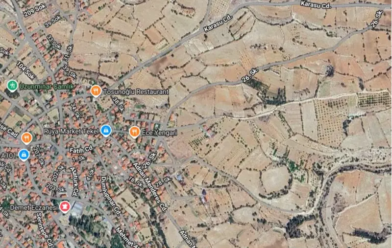 Denizli, Pamukkale, Satılık, Arsa — fotoğraf 1