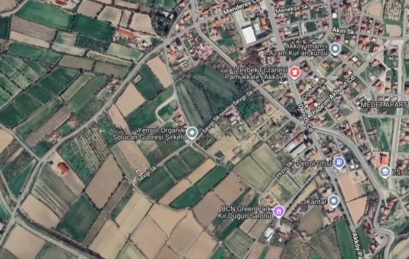 Denizli, Pamukkale, Satılık, Arsa — fotoğraf 1