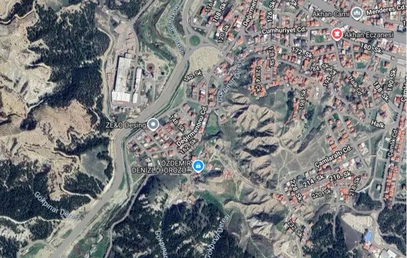 Denizli, Pamukkale, Satılık, Arsa — fotoğraf 1