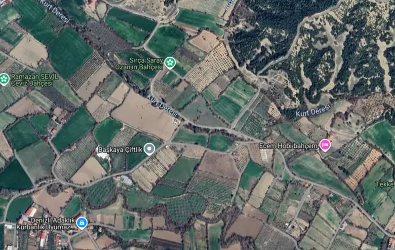 Denizli, Pamukkale, Satılık, Tarla — fotoğraf 1