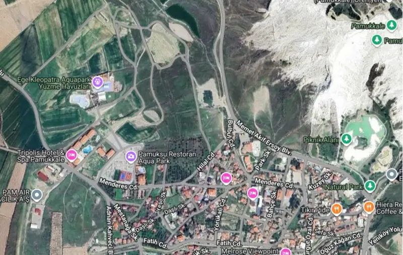 Denizli, Pamukkale, Satılık, Arsa — fotoğraf 1