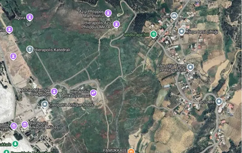 Denizli, Pamukkale, Satılık, Tarla — fotoğraf 1