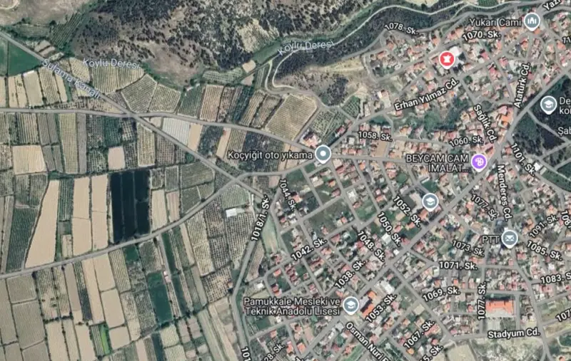 Denizli, Pamukkale, Satılık, Arsa — fotoğraf 1