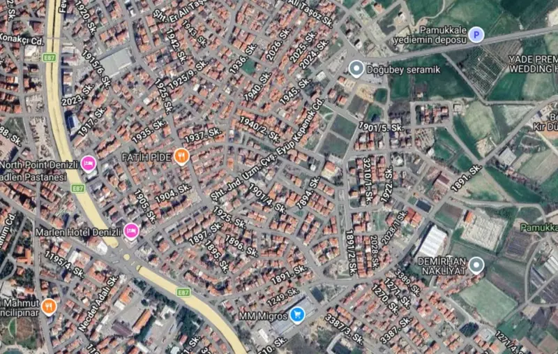Denizli, Pamukkale, Satılık, Arsa — fotoğraf 1