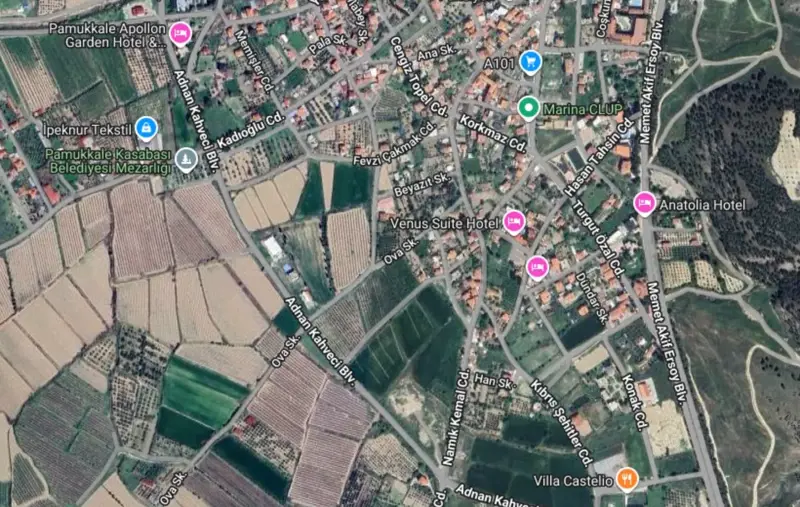 Denizli, Pamukkale, Satılık, Arsa — fotoğraf 1