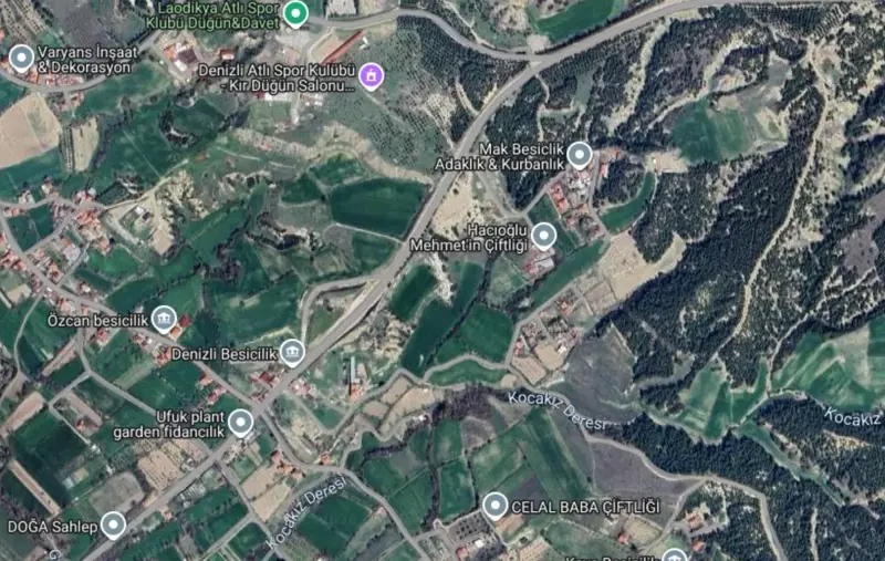 Denizli, Pamukkale, Satılık, Arsa — fotoğraf 1