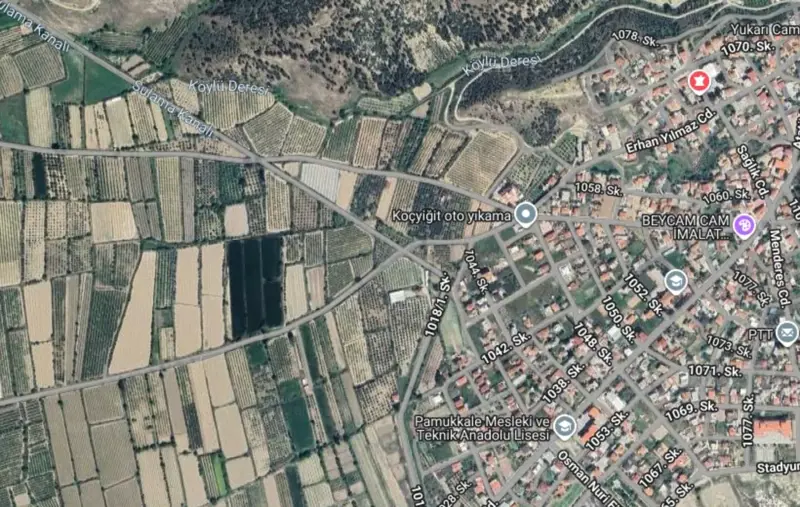 Denizli, Pamukkale, Satılık, Arsa — fotoğraf 1