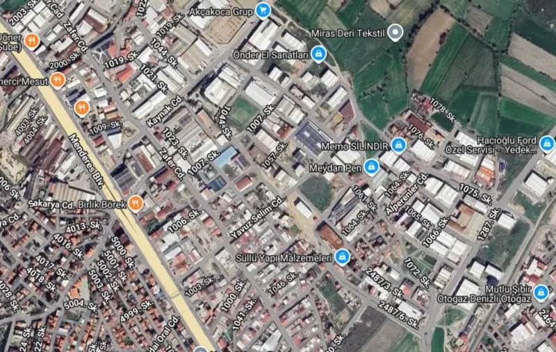 Denizli, Merkezefendi, Satılık, Arsa, Fabrika — fotoğraf 2