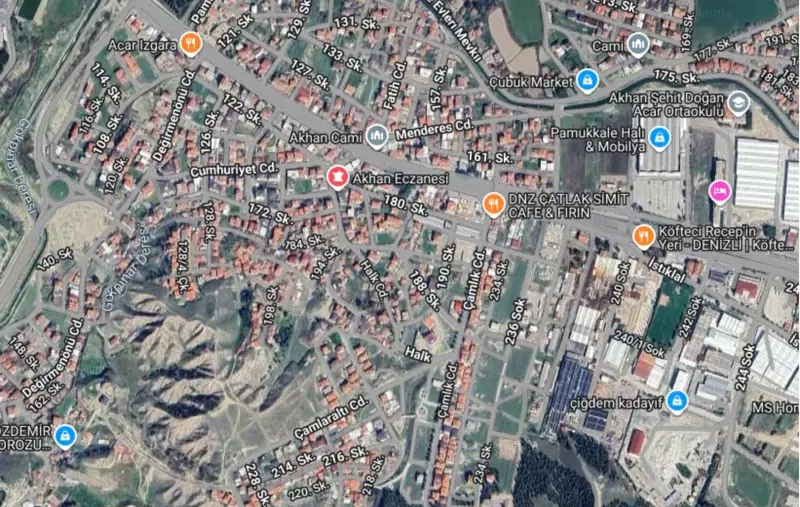 Denizli, Pamukkale, Satılık, Arsa — fotoğraf 1
