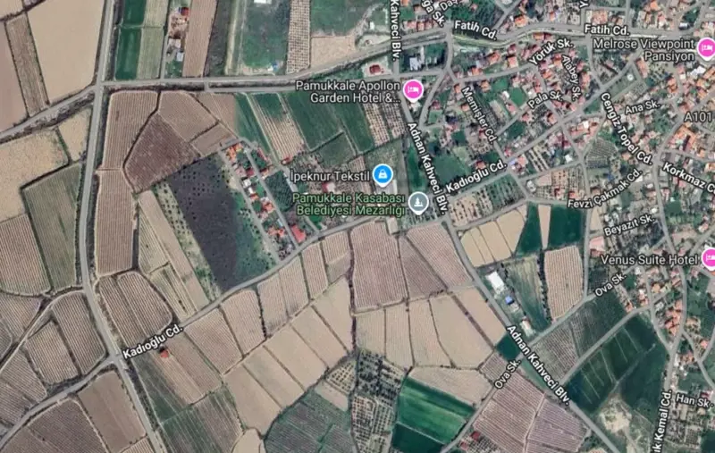 Denizli, Pamukkale, Satılık, Arsa — fotoğraf 1