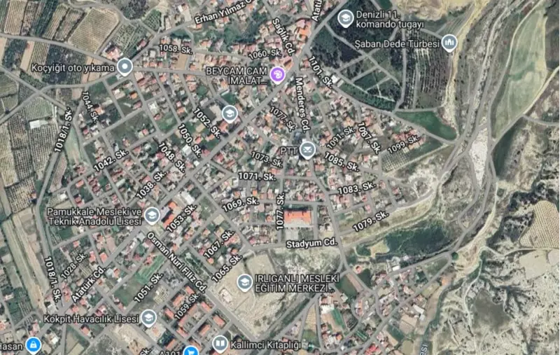 Denizli, Pamukkale, Satılık, Arsa — fotoğraf 1
