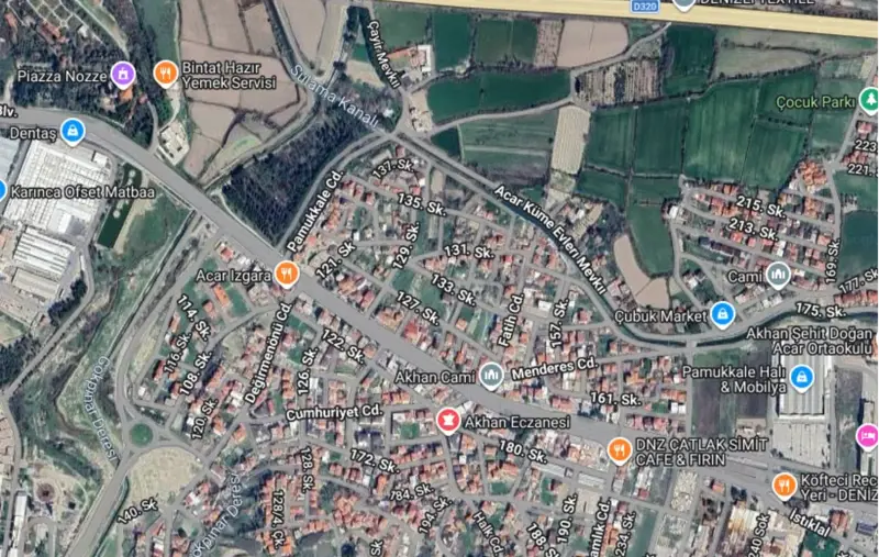 Denizli, Pamukkale, Satılık, Arsa — fotoğraf 1